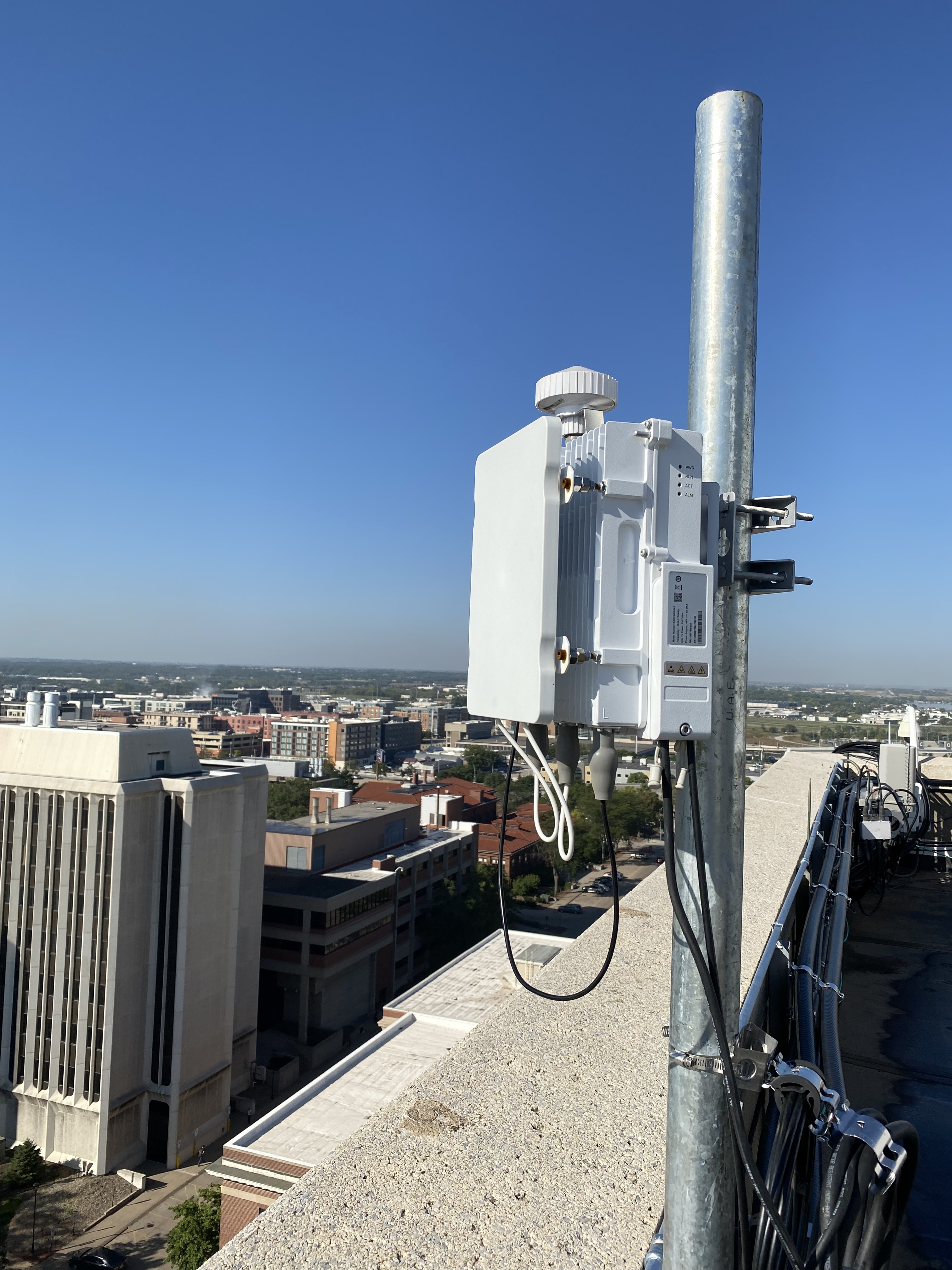 COTS base station on the City campus