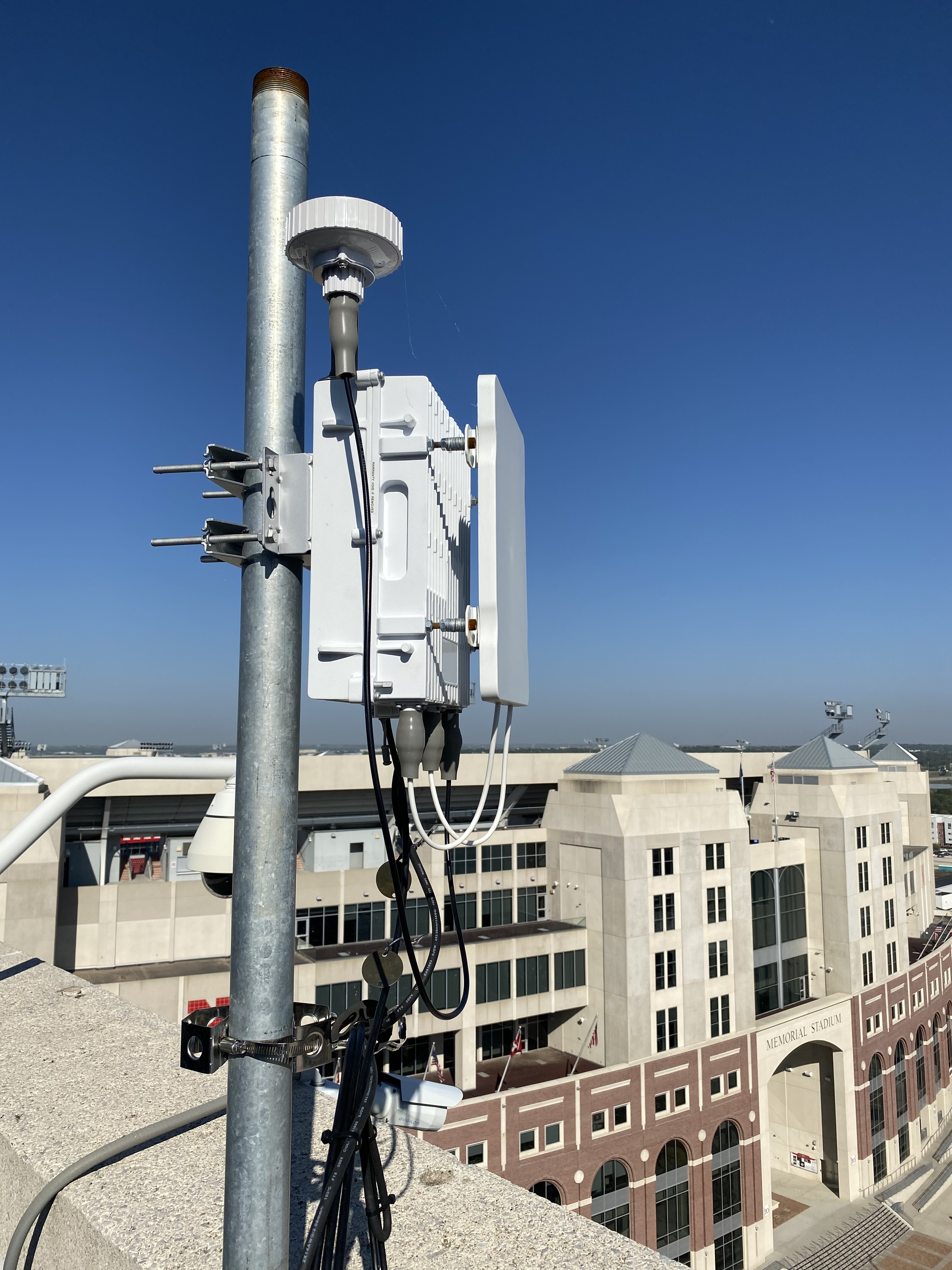 COTS base station on the City campus