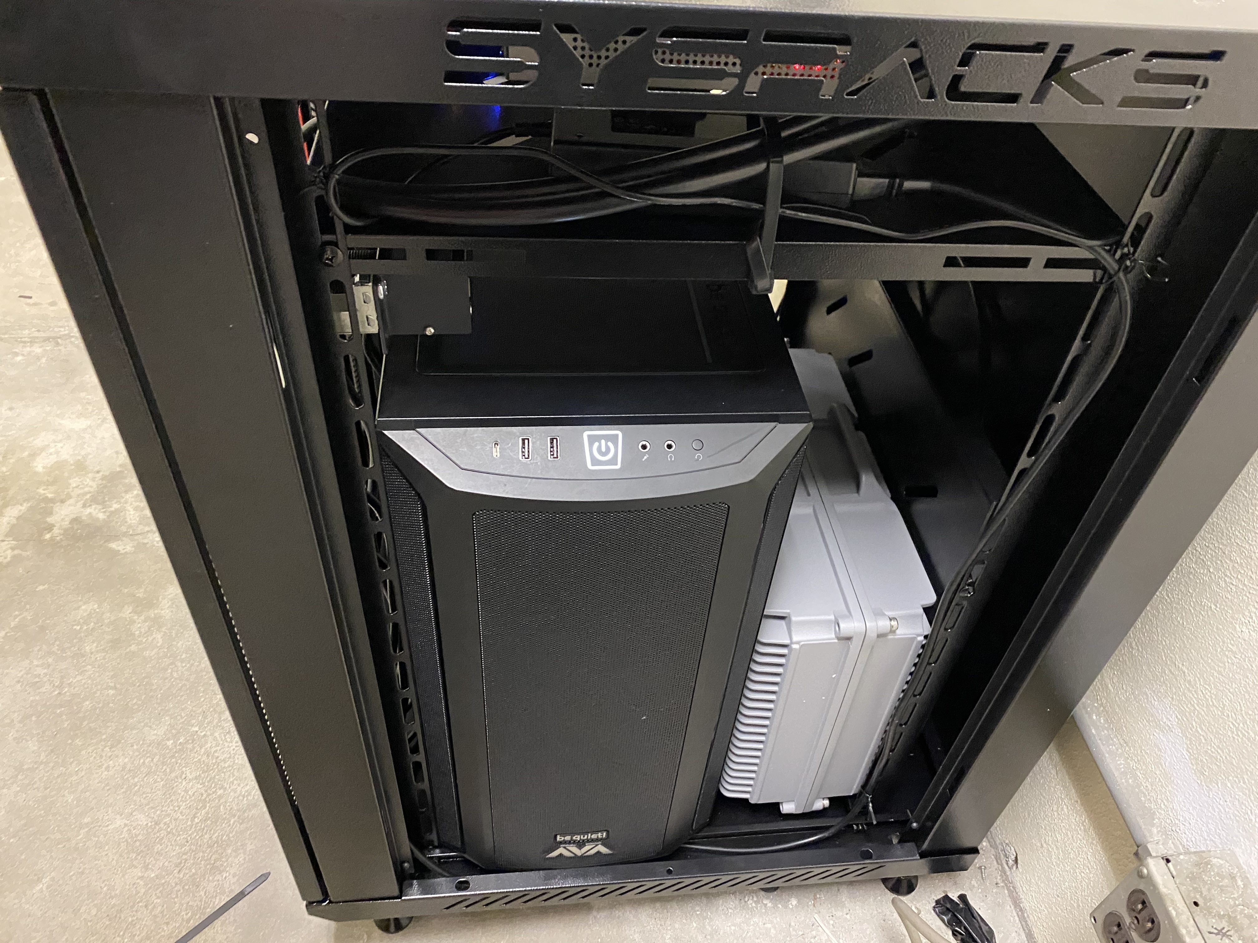 SDR and server rack at Nebraska Hall
